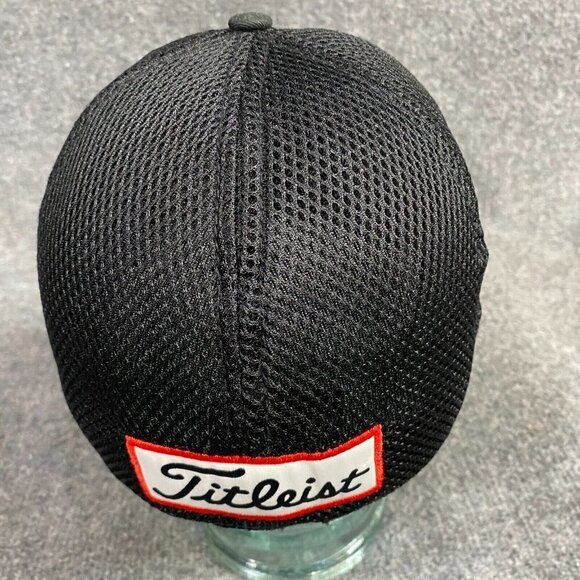 Titleist Footjoy Hat S / M Black Pro V1 New Era Mesh - Picture 3 of 5